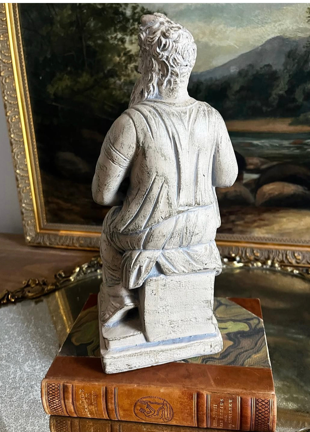 Vintage Michelangelo’s Moses State- Heavy Resin material.