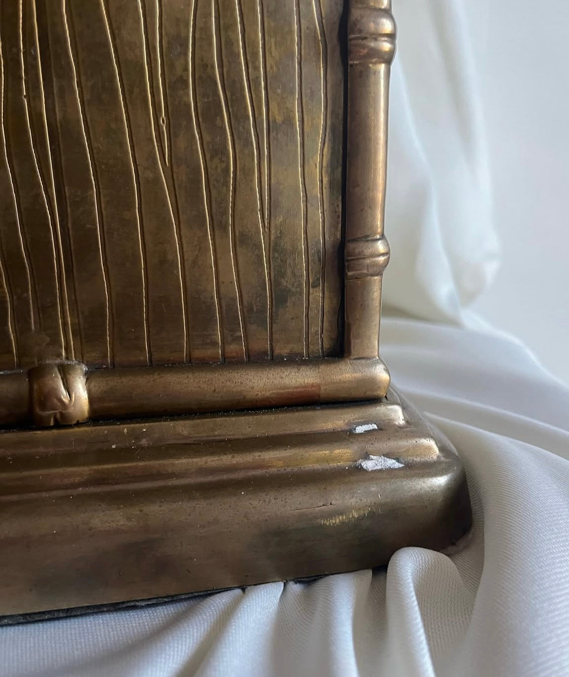 Vintage Large Solid Brass Metal Box.