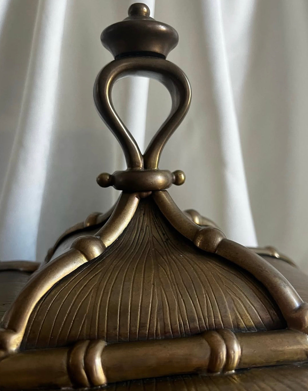 Vintage Large Solid Brass Metal Box.
