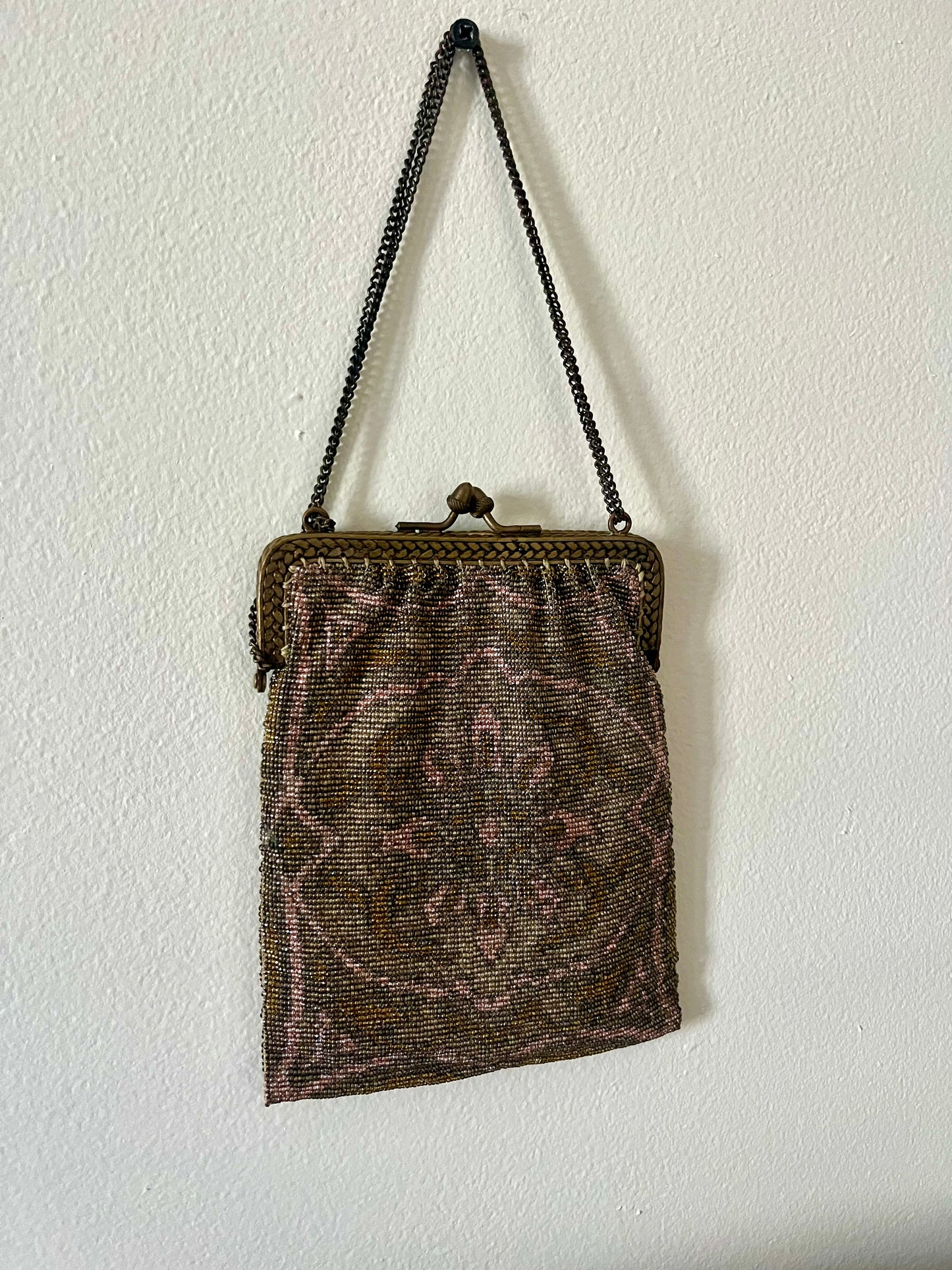 Antique French Beaded Purse