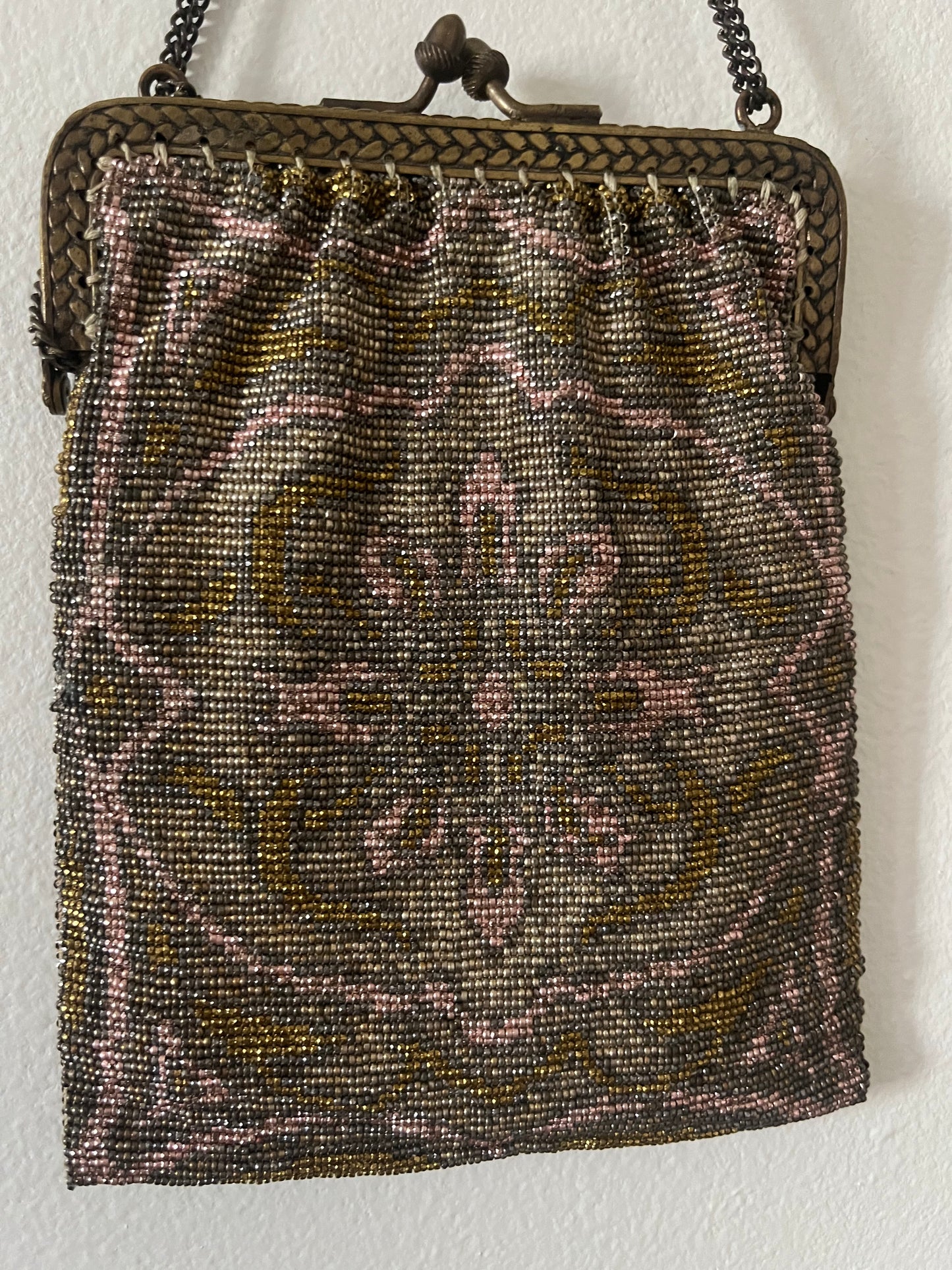 Antique French Beaded Purse