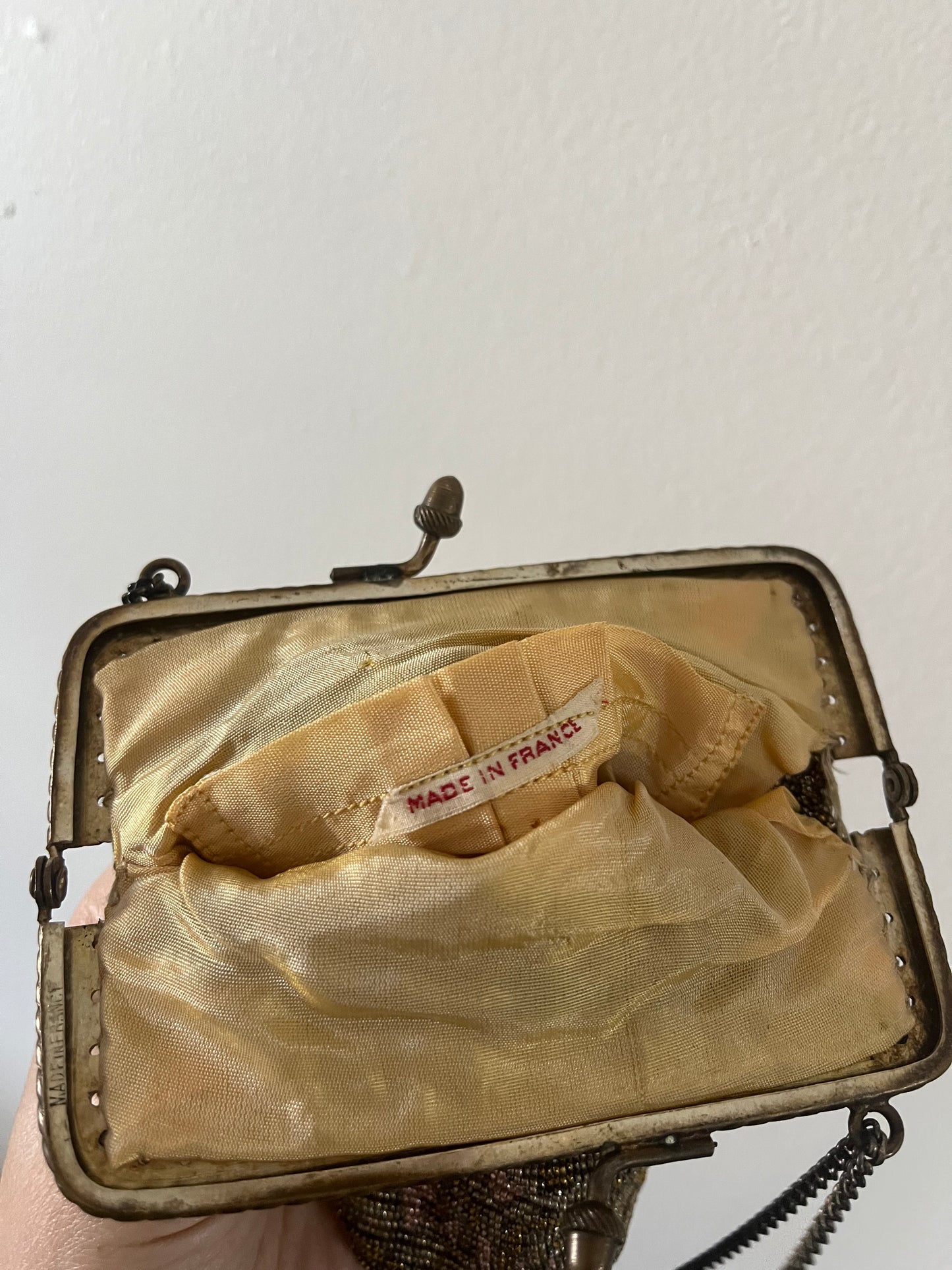 Antique French Beaded Purse